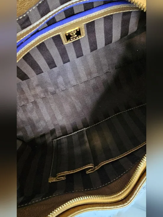 MCM Metallic Bronze Leather Hobo Bag - Women - Picture 9 of 16